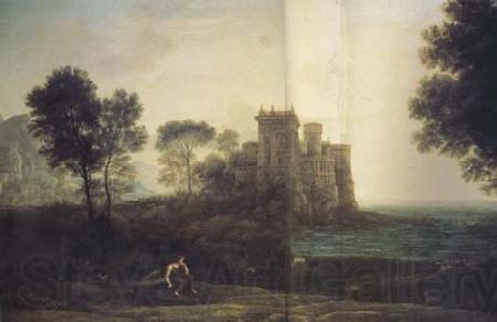 Claude Lorrain Landscape with Psyche at the Palace of Cupid (mk17) Spain oil painting art